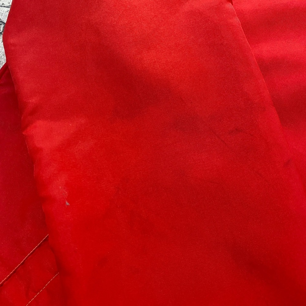 Cranbrook Vtg 50s 60s Hoodie Full Zip Windbreaker Jacket Red Nylon‎ Rockabilly - Picture 9 of 13
